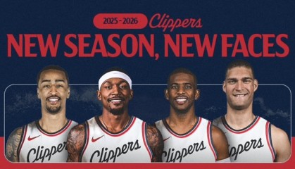 快船媒体晒出球队新援和旧将的数据对比：提升显著